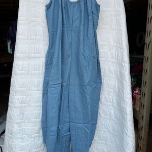 Blue romper size lg